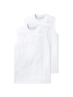 SCHIESSER SCHIESSER Podkoszulek 30832 Biały Comfort Fit