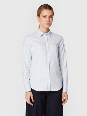 Gant Gant Koszula Oxford 432681 Niebieski Slim Fit