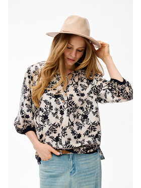 blue shadow blue shadow Bluzka Nori Czarny Regular Fit
