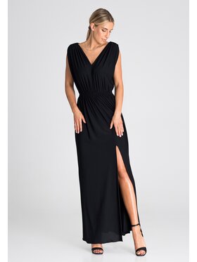 FIGL FIGLFIGL Vestito M947 Nero Regular Fit