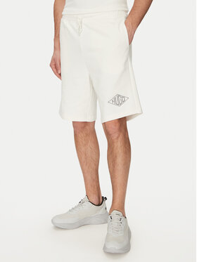 HUGO HUGO Szorty sportowe Damtus 50534953 Écru Relaxed Fit