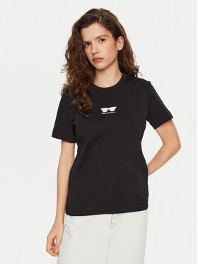 KARL LAGERFELD KARL LAGERFELD T-särk A1W17021 Must Regular Fit