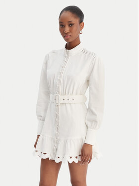 Silvian Heach Silvian Heach Hemdkleid Kiuba PGP21110VE Weiß Regular Fit