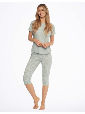 Henderson Henderson Piżama 41299 Zielony Regular Fit