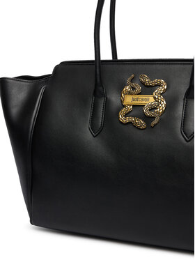 Just Cavalli Just Cavalli Ročna torba Iconic Snakes 81RA4BA2 ZSA89 Črna