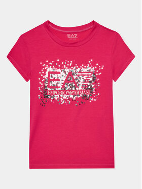 EA7 Emporio Armani EA7 Emporio Armani T-Shirt 6RFT14 FJ2HZ 1419 Różowy Regular Fit