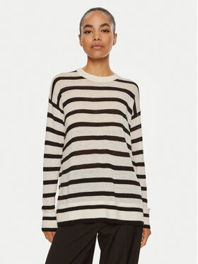 MAX&Co. MAX&Co. Sweter Plata 2426366081200 Biały Regular Fit