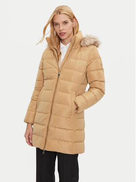Tommy Hilfiger Tommy Hilfiger Vatovaná bunda Heritage WW0WW43234 Béžová Regular Fit