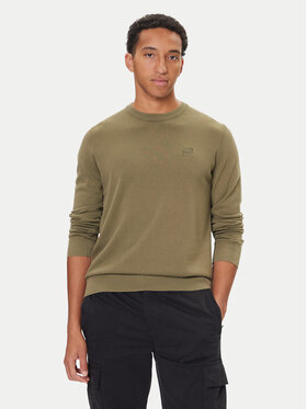 BOSS BOSS Sweter Kanovano_S 50527583 Zielony Regular Fit