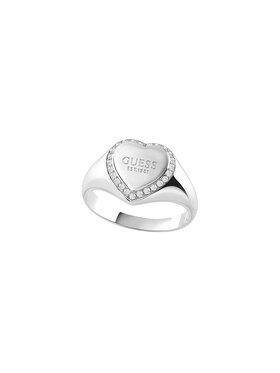 Guess Guess Prsteň JUBR01430JWRH54 Strieborná