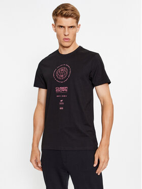 4F 4F T-shirt 4FAW23TTSHM0890 Noir Regular Fit