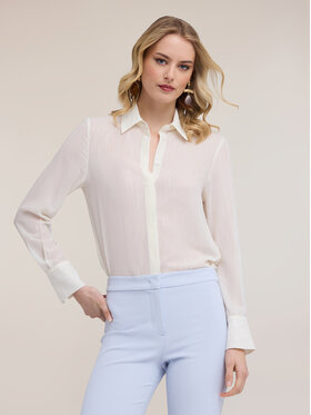 Motivi Motivi Camicia 5028Q000933N0V1 Bianco Regular Fit