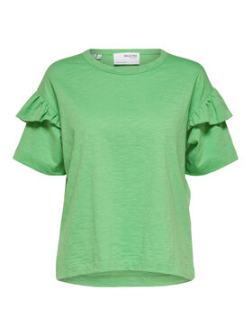 Selected Femme Selected Femme Póló 16079837 Zöld Loose Fit