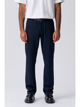 TeeShoppen TeeShoppen Spodnie garniturowe 'Perform Collection' Granatowy Regular Fit