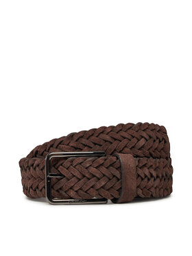 Calvin Klein Calvin Klein Ζώνη Ανδρική Warmth Braided Suede 35Mm K50K512841 Καφέ