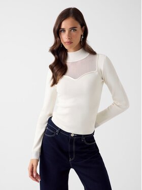 Guess Guess Sweter 180190 Biały Classic Fit