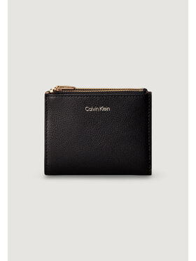 Calvin Klein Calvin Klein Pénztárca FOIL LOGO DBL ZIP Fekete