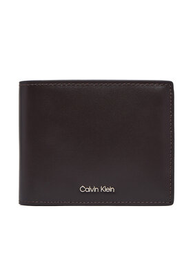 Calvin Klein Calvin Klein Πορτοφόλι Raised Billfold W/ Coin LV04D1163G Καφέ