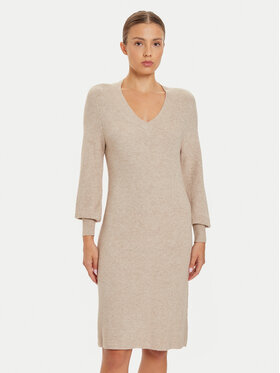 ONLY ONLY Kötött ruha Katia 15312844 Bézs Regular Fit