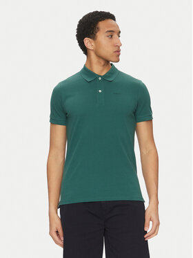 Geox Geox Polo marškinėliai M5511B T3240 F3221 Žalia Regular Fit