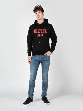 Diesel Diesel Bluza A03826-0HAYT-9XX Czarny Regular Fit