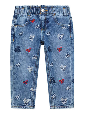 Guess Guess Jeansy K6RA03 D45E0 Modrá Regular Fit