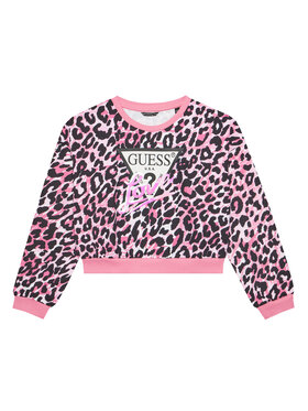 Guess Guess Majica dugih rukava J5YQ03 KA6R4 Ružičasta Oversize