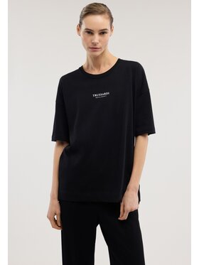Trussardi Trussardi T-Shirt G0396000268N033 Czarny Regular Fit