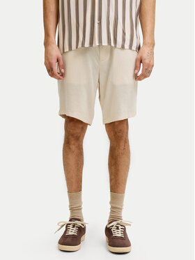 Jack & Jones Jack & Jones Kratke hlače iz tkanine Ace Mykonos 12269376 Bež Regular Fit