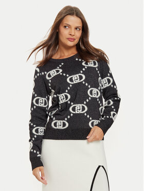 Liu Jo Sport Liu Jo Sport Sweter TF4230 MA94O Czarny Regular Fit