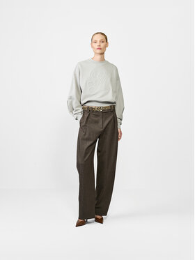 La Mania La Mania Bluza OYSTER Szary Basic Fit