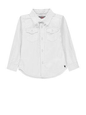 Kanz Kanz Koszula 1926903-1000 Biały Basic Fit