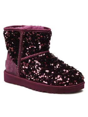 Ugg Ugg Buty W Classic Mini Chunky Sequin 1130602 Fioletowy
