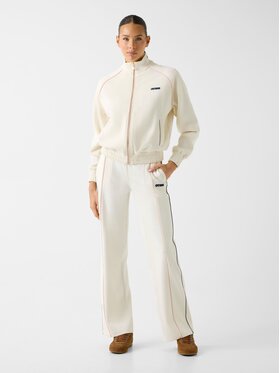 Guess Guess Kalhoty z materiálu 180966 Bílá Classic Fit