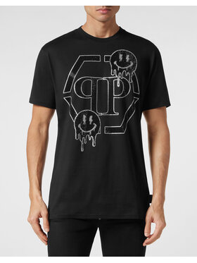 PHILIPP PLEIN PHILIPP PLEIN T-Shirt 15121 Czarny Regular Fit