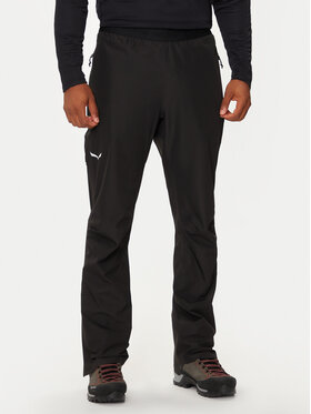 Salewa Salewa Spodnie outdoor Puez Aqua Powertex 28617 Czarny Regular Fit
