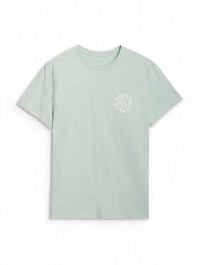 4F 4F T-Shirt A NEW ROAD AHEAD Τυρκουάζ Regular Fit
