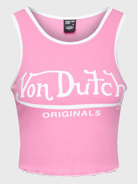 Von Dutch Von Dutch Marškinėliai Ashley 6231062 Rožinė Slim Fit