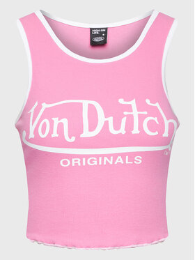 Von Dutch Von Dutch Top Ashley 6231062 Ružičasta Slim Fit