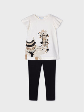 Mayoral Mayoral Set majica i leggins 3779 Crna