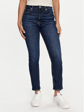 Tommy Hilfiger Tommy Hilfiger Traperice WW0WW42204 Tamnoplava Slim Fit