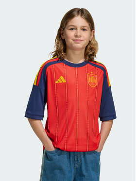 adidas adidas Koszulka techniczna Spain 26 Home Youth Jersey Czerwony Regular Fit