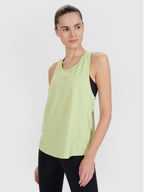 4F 4F Tank top 4FWSS25TFSLF412-42S Zielony Oversize