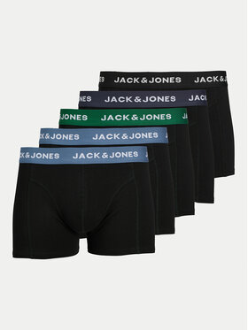 Jack&Jones Jack&Jones Súprava 5 kusov boxeriek 12254366 Čierna