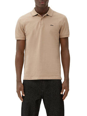 s.Oliver s.Oliver Polo 2129488 Beżowy Regular Fit