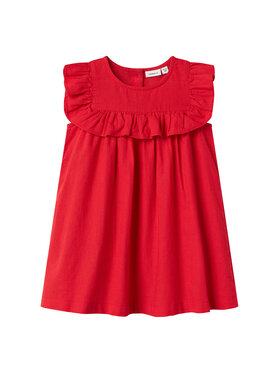 NAME IT NAME IT Sommerkleid Falinnen 13240518 Rot Regular Fit