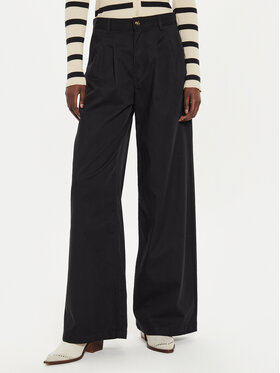 Levi's® Levi's® Hlače iz tkanine A7535-0003 Črna Wide Leg