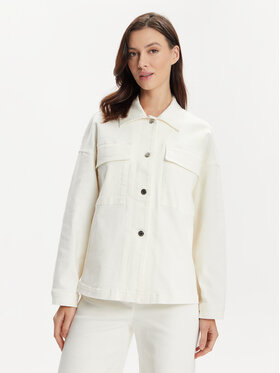 MAX&Co. MAX&Co. Kurtka jeansowa Cesare 2416041023200 Écru Regular Fit