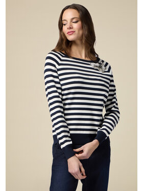 Oltre Oltre Cardigan M079J004805N0Z4 Blu Slim Fit