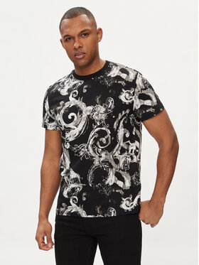 Versace Jeans Couture Versace Jeans Couture Tričko 76GAH6S0 Čierna Regular Fit